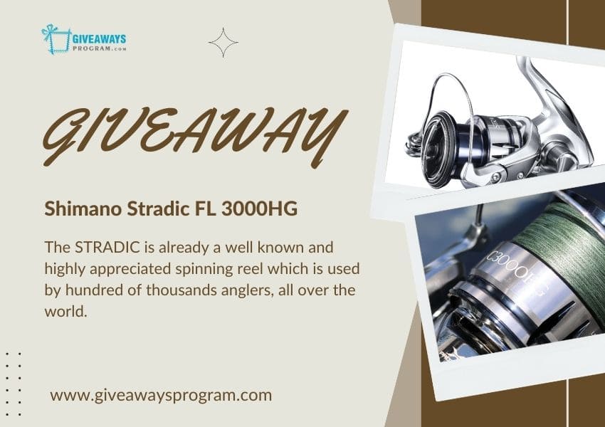 Giveaway Shimano Stradic FL 3000HG 2022